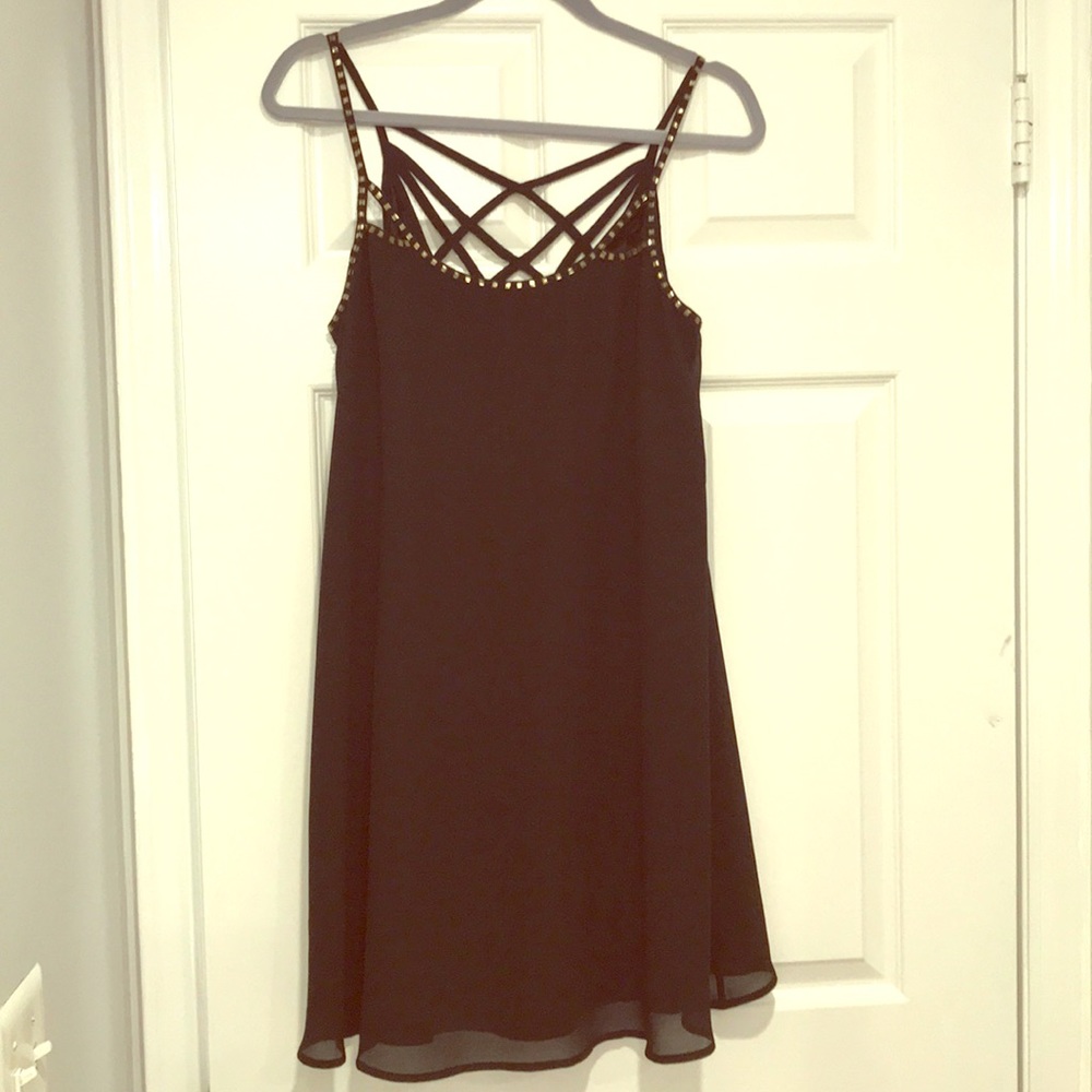 Beaded little black dress